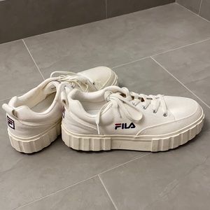 Fila Platform White Sneakers